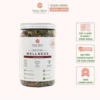 Hạt dinh dưỡng Hoa Lâm Nuts for Wellness cung cấp dinh dưỡng tối ưu cho nữ từ 45-55 tuổi 500gr