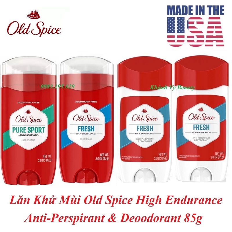 Lăn khử mùi old spice 68g - 85g