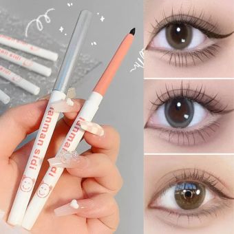 Bút Kẻ Mắt Sâu Tằm 3 Màu Bút Kẻ Mắt Màu Nâu Đen Siêu Mịn Bút Kẻ Mắt Không Thấm Nước