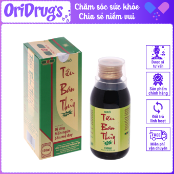 Siro Tiêu Ban Thủy 150ml giúp giảm mề đay, dị ứng, mẩn ngứa...