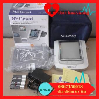 Máy đo huyết áp bắp tay Necmed - Nhật Bản( bảo hành 3 năm tặng kèm sạc pin)