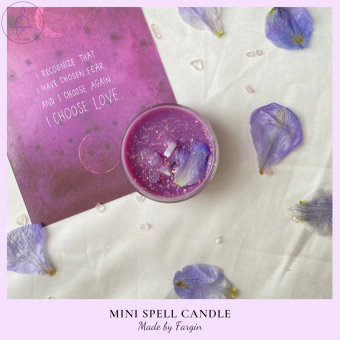 Fargin_Nến Phép Thuật Cải Thiện Cảm Xúc Tiêu Cực_Healing Magic Candle (Mini Spell Candle)