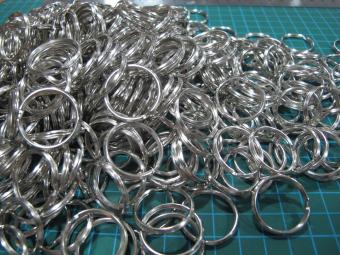 SET 100 Khoen Tròn Inox xịn xò dùng móc chìa khóa hay ví bóp