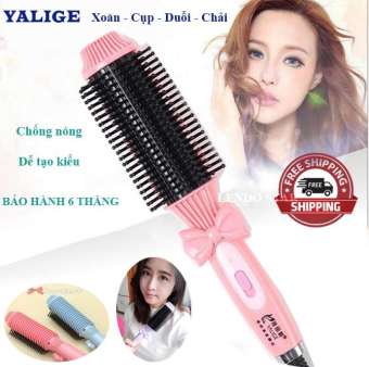 Máy là tóc dạng lược có nơ siêu xinh Máy làm tóc Máy làm xoăn chống rối Máy làm xoăn phồng chống bỏng Máy làm tóc không gây hỏng tóc Cao cấp Sale 50% Full đơn Mã LIE001