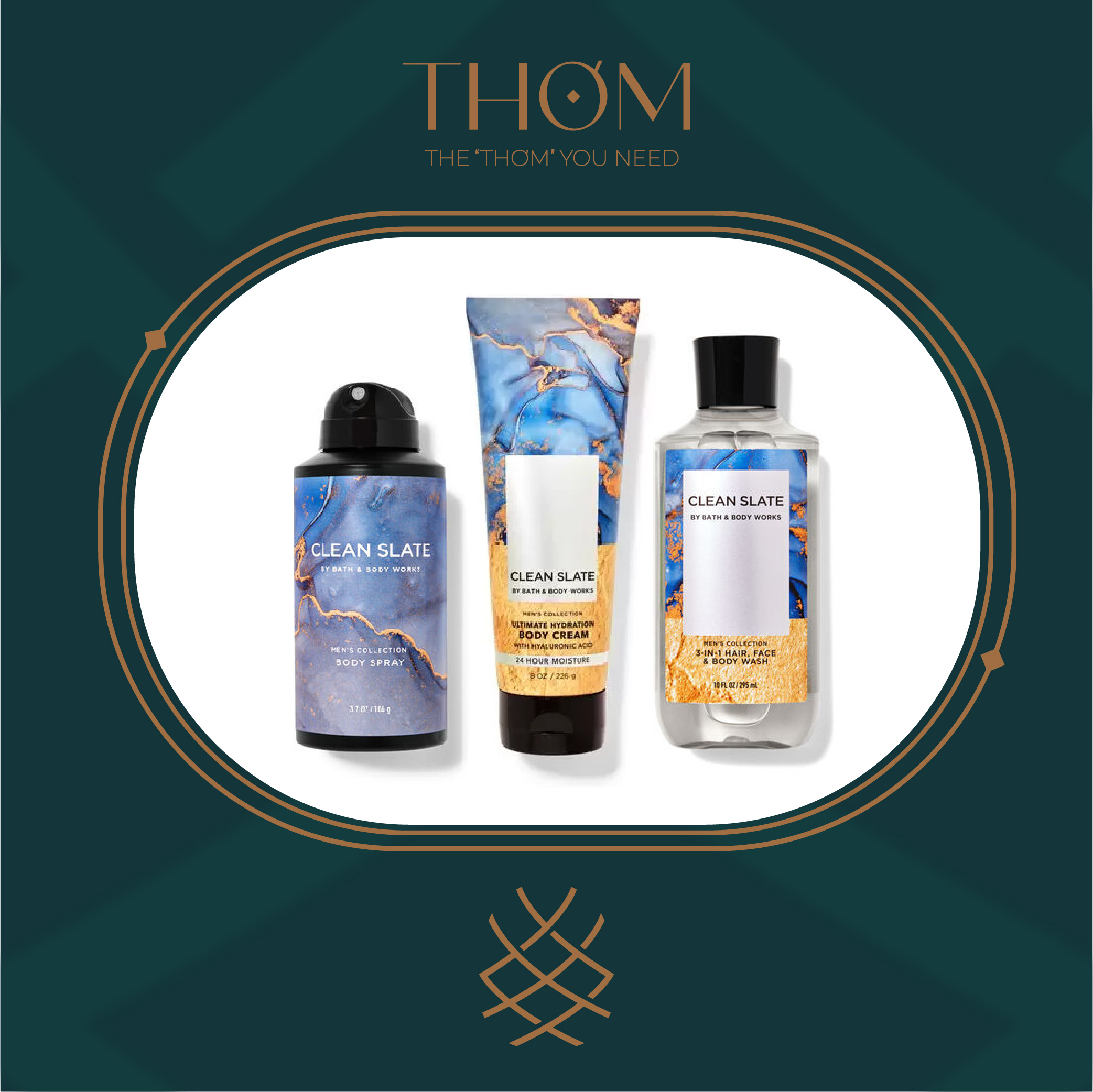 [HCM]CLEAN SLATE | SẢN PHẨM TẮM DƯỠNG XỊT THƠM KHỬ MÙI BATH & BODY WORKS DÀNH CHO NAM BODY SRPAY SHOWER GEL LOTION