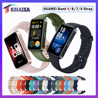 Dây Đeo Cho Huawei Band 9 Dây Silicon Nữ Nam Huawei Smartwatch Huawei Band 8 7 6, Honor Band 7/6 Pro/6 Dây Đeo