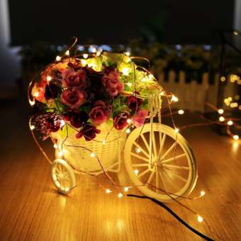 Đèn led đom đóm trang trí 10m