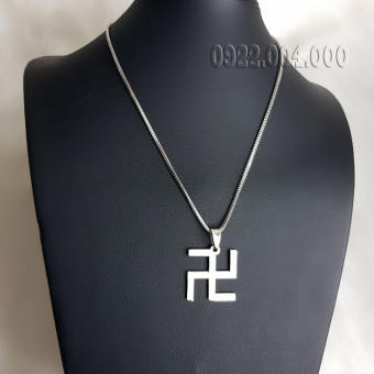 Dây chuyền mặt chữ vạn, dây chuyền nam MZ1683.