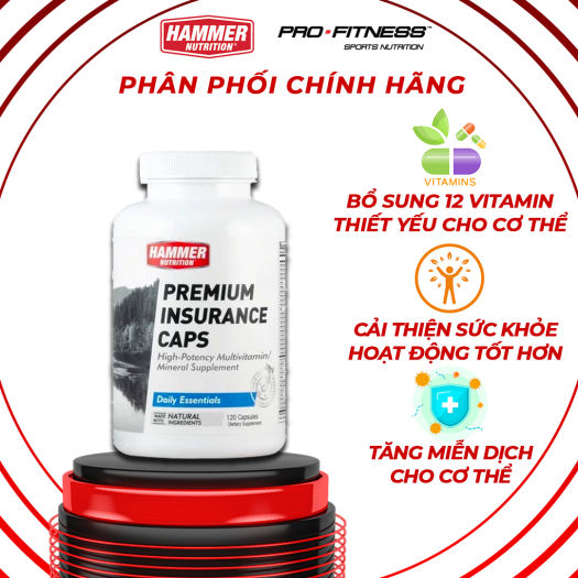Viên uống bổ sung Vitamin Premium Insurance Caps Hammer Nutrition Tối