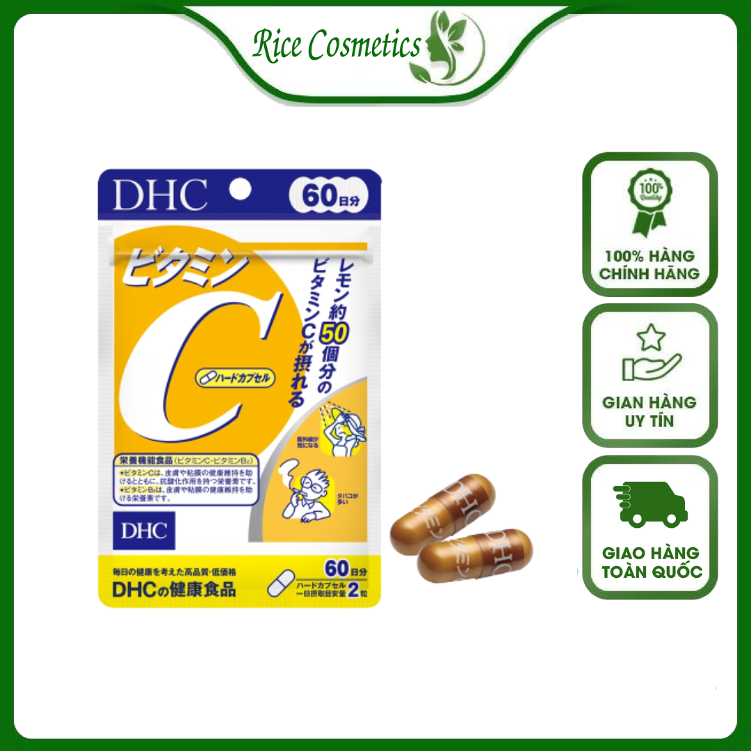 Viên uống dhc bổ sung vitamin c nhật bản 120 viên