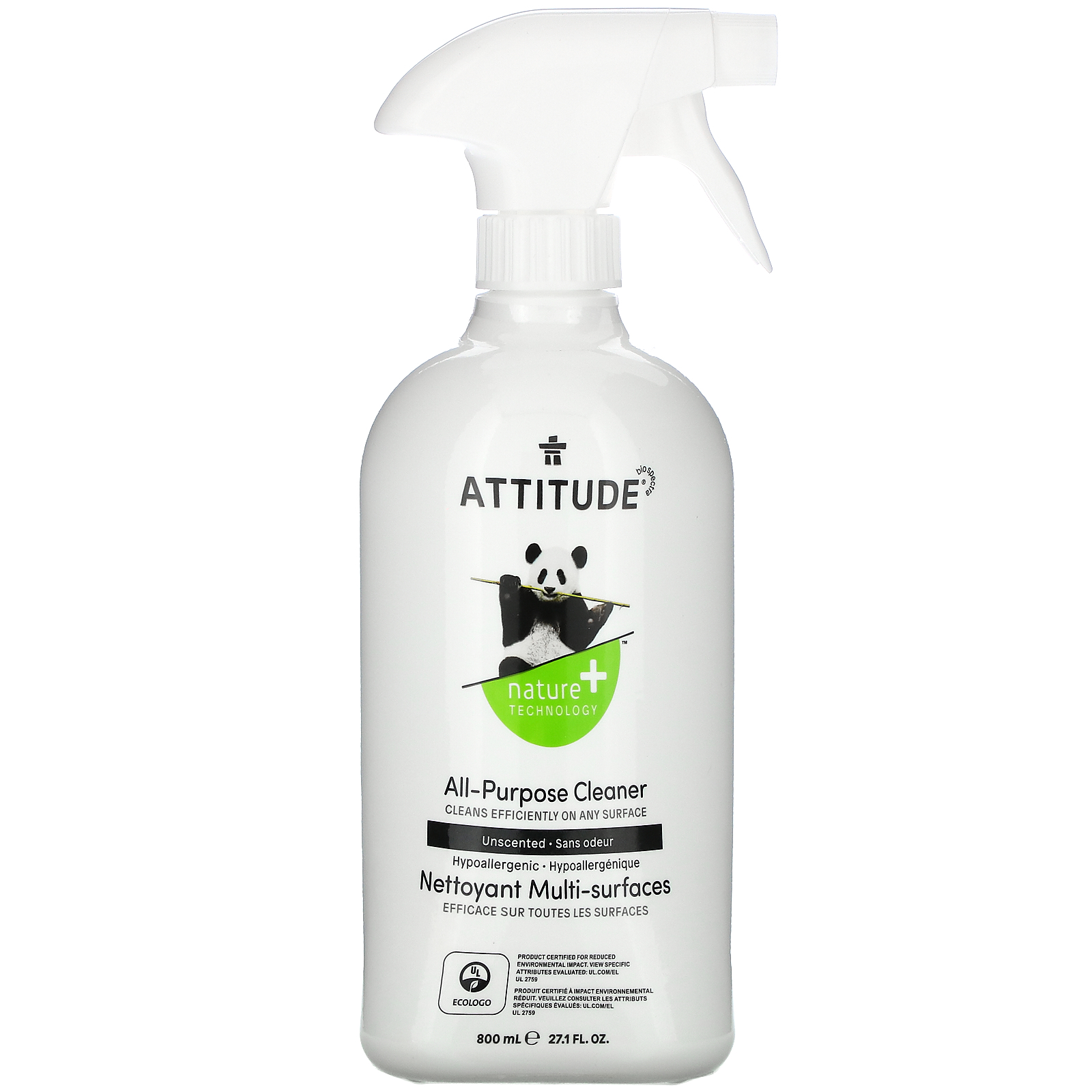 Attitude Daily Shower & Tile Cleaner, Citrus Zest, 27.1 oz 