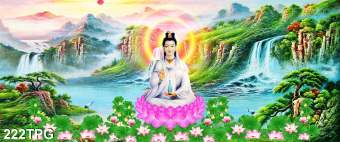 TRANH DÁN TƯỜNG 3D PHẬT - TRANH DÁN BÀN THỜ PHẬT - TRANH QUAN ÂM BỒ TÁT