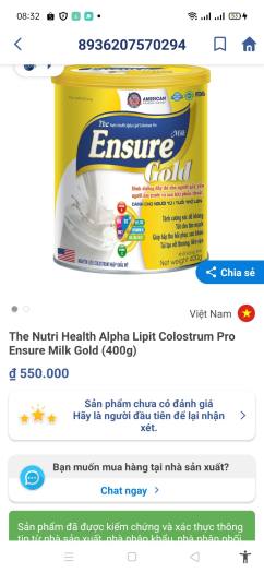 Sữa bột Ensure Gole Giúp tăng đề kháng, tốt cho tim mạch, giúp hấp thụ và phục hồi sức khỏe, tái tạo vết thương, liền sẹo,dinh dưỡng đầy