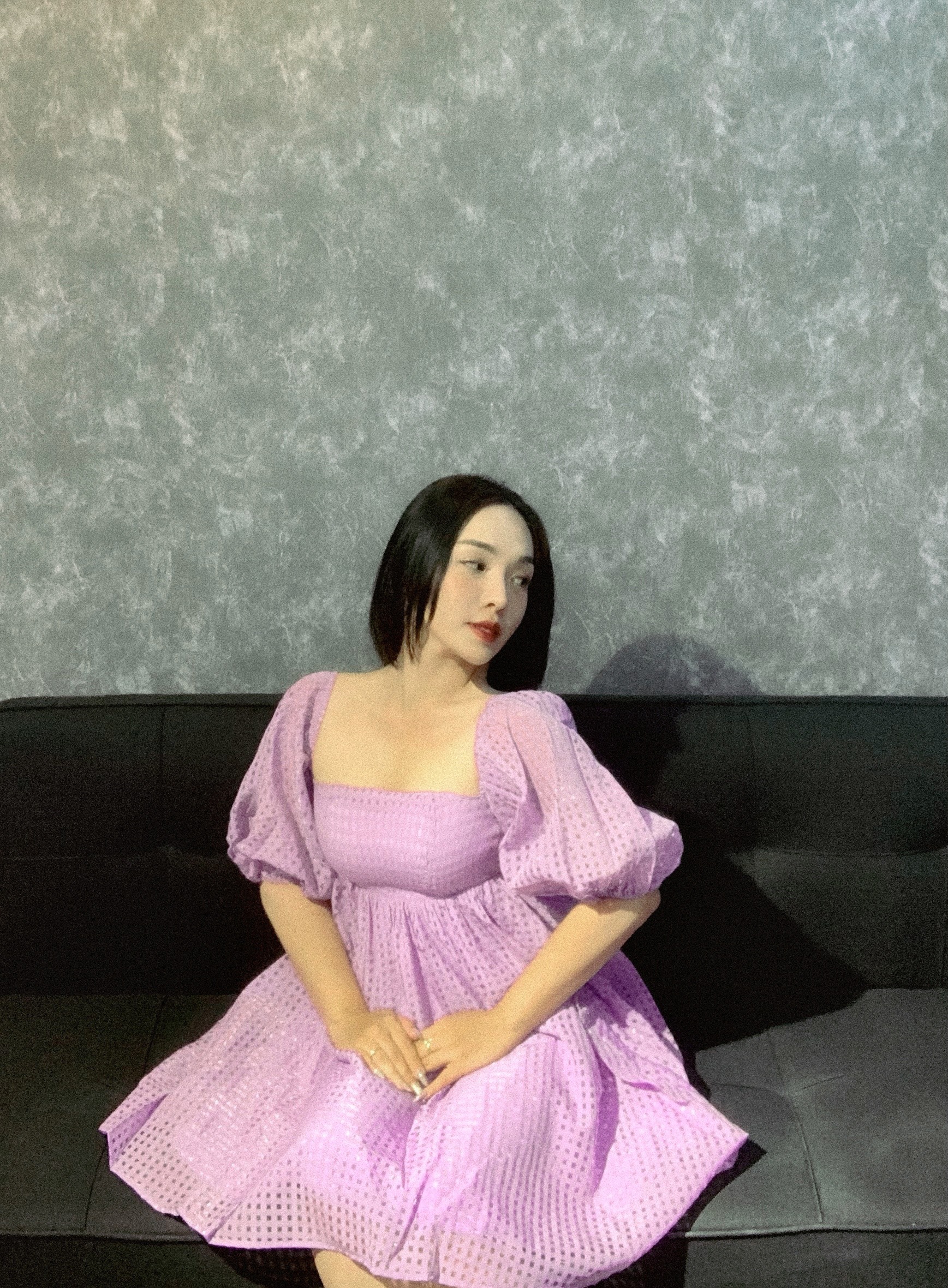 Đầm baby doll hở lưng cột dây