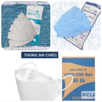 THÙNG KHẨU TRANG 4D KF94, THÙNG 300 CHIẾC GIẤY KK