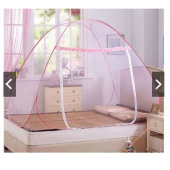 Màn chụp gấp gọn thông minh tiện lợi, Mùng chụp tự bung người lớn đỉnh chóp - đỉnh vuông cao cấp 1m2 1m6 1m8 2m2