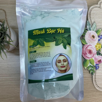 Bột Mặt Nạ Bạc Hà Collagen
