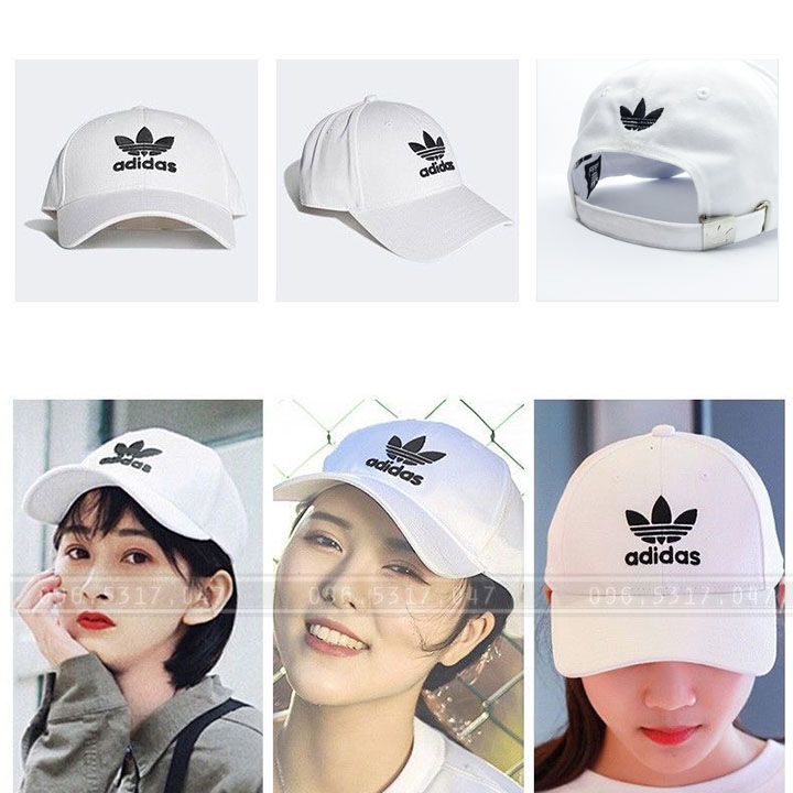Nón Mũ Lưỡi Trai Adidas Nam Nữ Xuất Khẩu Xịn Form Cứng, Mũ Nón Kết Adidas Chất Vải Poly Cotton Thoáng Mát Cho Người Đội