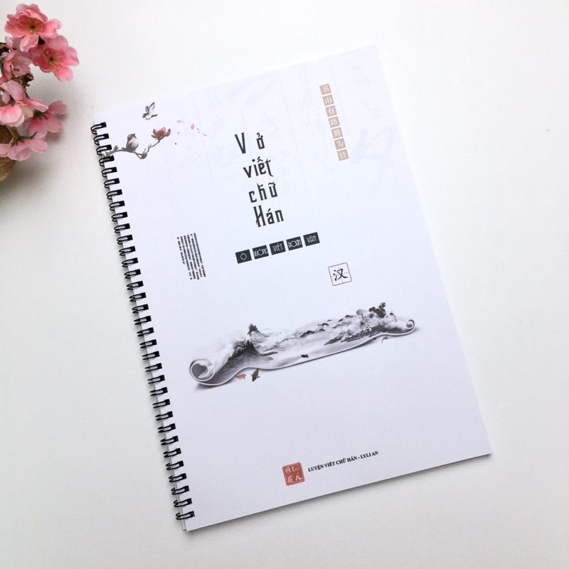 Vở viết chữ Hán / Nhật / Hàn - vở ô vuông viết đoạn văn chữ Trung Quốc