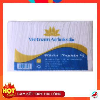 Giấy ăn vietnam airlinks- Khăn napkin- LOILEOSHOP BC128- Tiện dụng, lau sạch, thấm hút tốt..