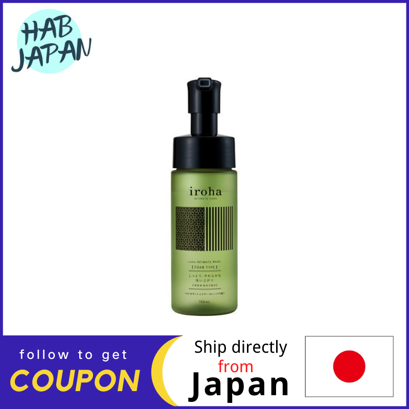 Gambar Iroha Delicate Zone Soap 150mL Intimate Wash Foam Type Bergamot and Bitter Orange Fragrance Foam Type 4 kinds of plant derived dullness care ingredients?Ship directly from Japan?
