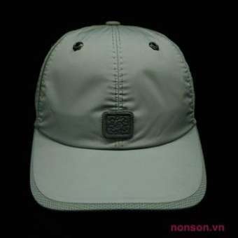 NÓN KẾT ,MŨ LƯỠI TRAI VẢI DÙ - DÁNG SƠN (MÀU GHI)