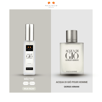 Nước hoa Acqua di Giò Pour Homme Giò trắng [travel size] mẫu dùng thử nhỏ gọn - Ngu Ngơ Perfume