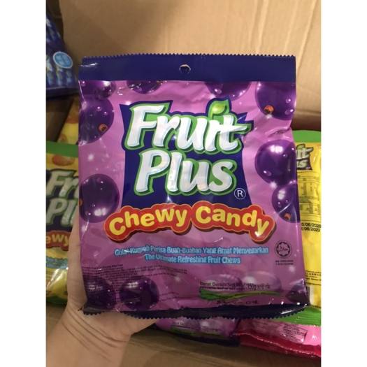 Kẹo Dẻo Trái Cây Fruit Plus Malaysia 150g - Dâu - hồng