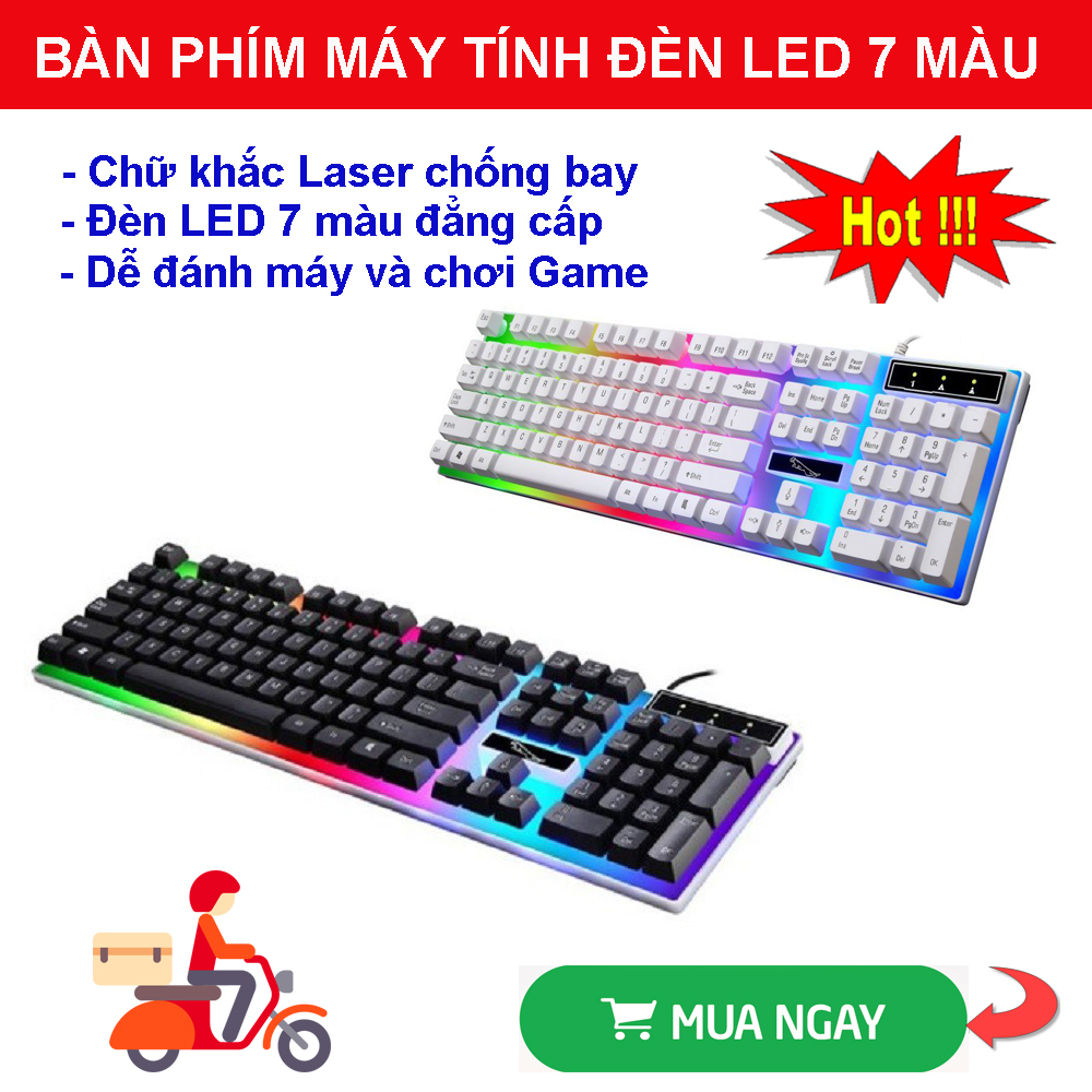 Bàn Phím Máy Tính Led, Bàn Phím Máy Tính. Thiết kế độc đáo, sắc nét, giành riêng cho các GAME thủ chuyên nghiệp. Bàn phím có khắc chữ laser chống bay. LỖI 1 ĐỔI 1! MUA NGAY !