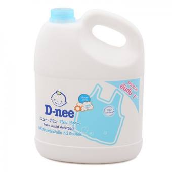 Nước giặt xả DNEE chuẩn Thái Lan 3000ml XANH DƯƠNG dành cho quần áo em bé , hàng nội địa thái , sỉ dnee can giặt