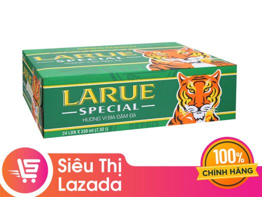 Thùng 24 Lon Bia Larue Special (330ml/Lon) - Bia Nội Địa | VinMart.co