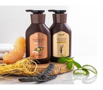Bộ Dầu Gội & Dầu Xả Thảo Dược Hanayuki 300g x2 - Dầu Gội Hanayuki Thảo Dược - Dầu Xả Hanayuki Thảo Dược Hanayuki Chính Hãng