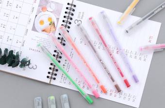 🍓 Bút bi mực gel Ngòi 0.5mm kim cương Zaomo vỏ nhám màu sắc dễ thương #A2710