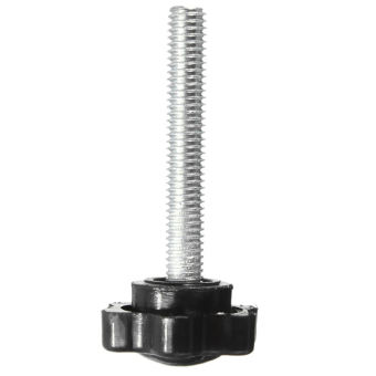 KPL 5 Chiếc/Bộ Đen M6 X 40Mm Nhựa Star Head Chủ Đề Vít Bu Lông Kẹp Núm Kẹp