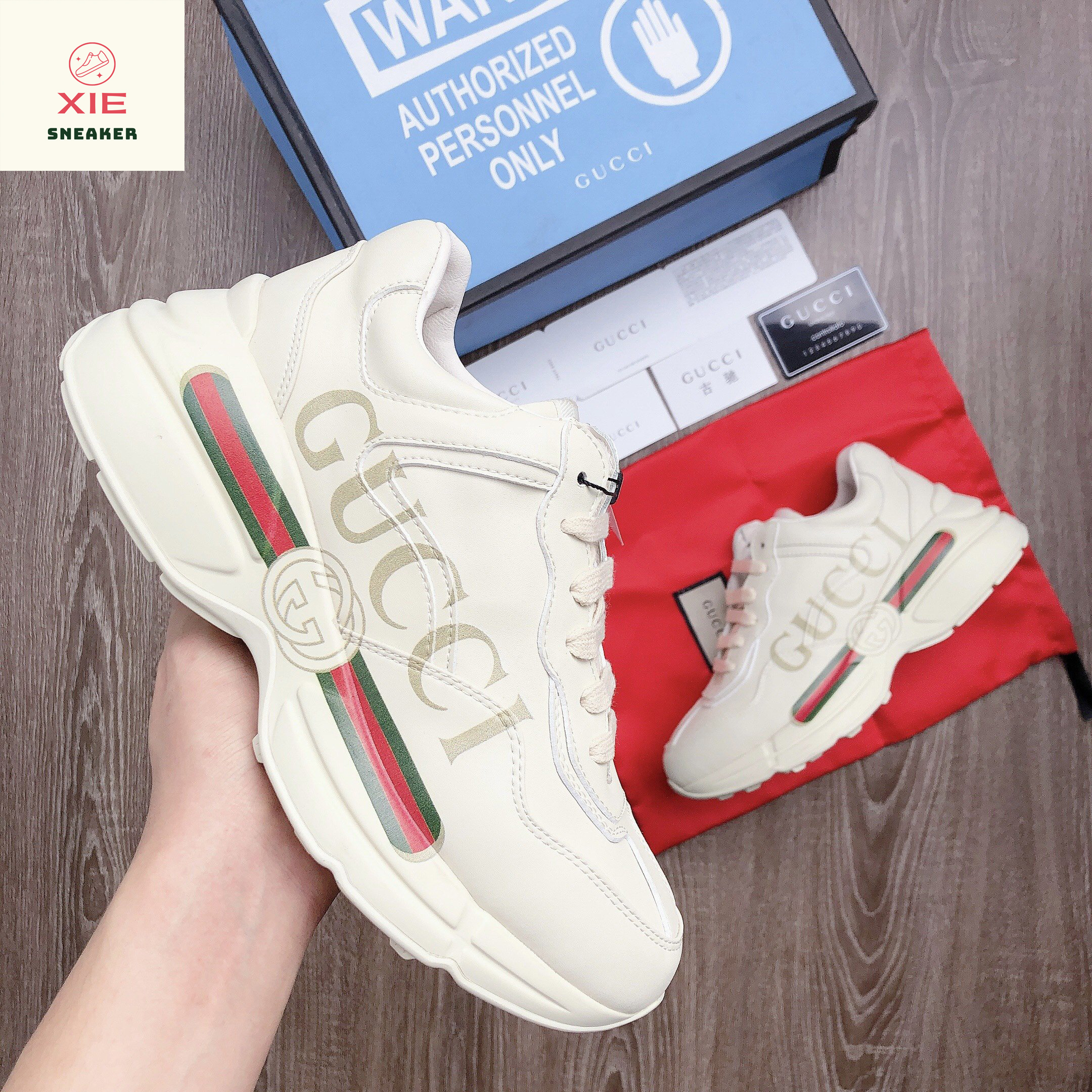 Giày gucci rhyton logo - 1.1 +