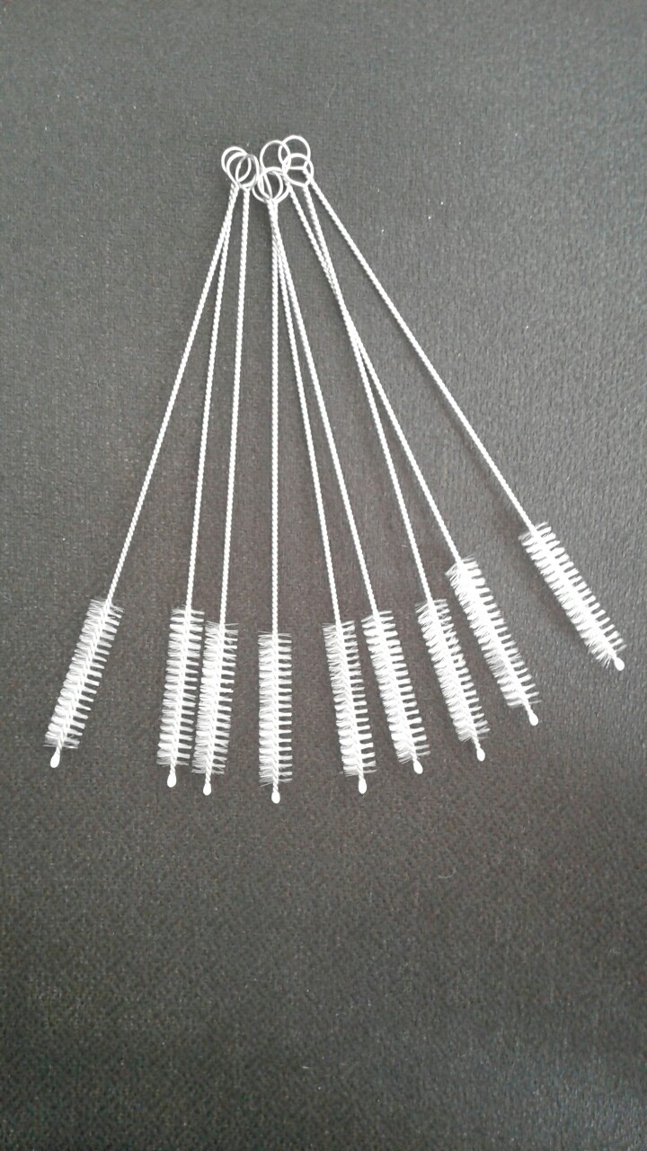 Que Cọ Rửa Ống Hút 20cm thép không rỉ que cọ rửa vệ sinh ống hút cao cấp