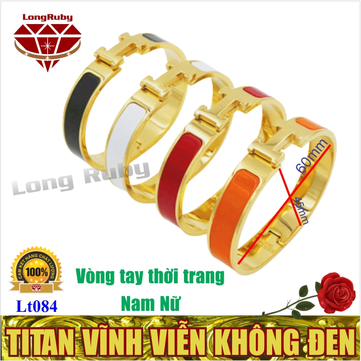 Vòng tay nam, lắc tay nữ titan thời trang hermes siêu xinh - lt084b