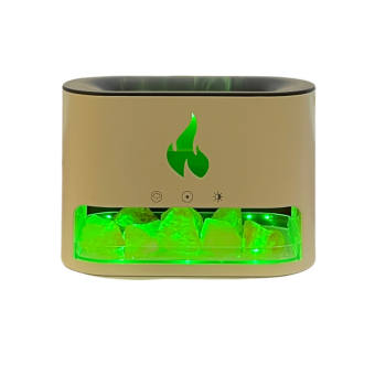 Máy Xông Tinh Dầu tạo hương thơm, cân bằng độ Ẩm, , máy xông tinh dầu ngọn lửa tạo năng lượng Đá Muối hồng Himalaya Tự Nhiên, Máy xông tinh dầu cao cấp Aroma