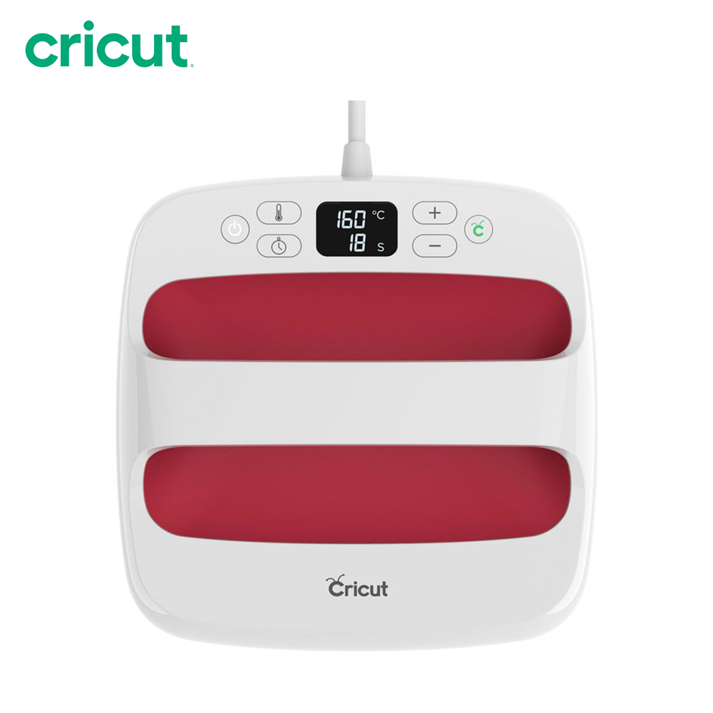 Cricut Easypress 2 Machine Raspberry เครื่องรีดร้อนขนาด 9x9 นิ้ว เหมาะสำหรับเสื้อยืดธรรมดา กระเป๋าโท้ท หมอน ผ้ากันเปื้อน
