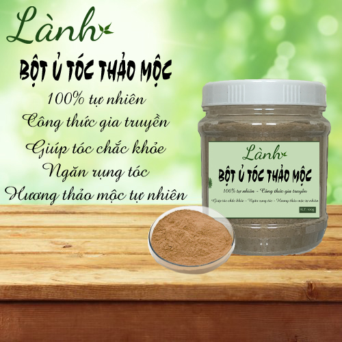 Bột ủ tóc thảo mọc Lành - Sản phẩm chăm sóc tóc từ 100% thảo mộc cải thiện tình trạng rụng tóc