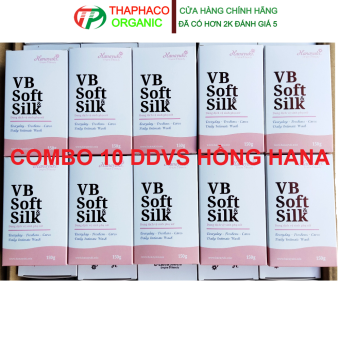 Combo 10 VB Soft Silk - Hana Soft Silk - Dung Dịch Vệ Sinh Hanayuki