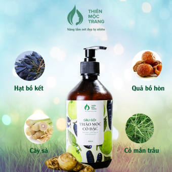 Combo 3 sản phẩm quà tặng chắm sóc tóc bao gồm dầu gôi, xả và xịt bưởi Thiêm Mộc Trang