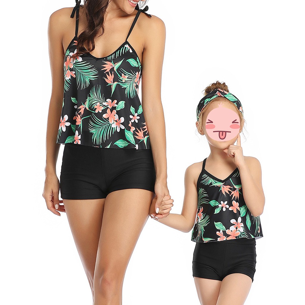 Matching mother hot sale daughter bikinis