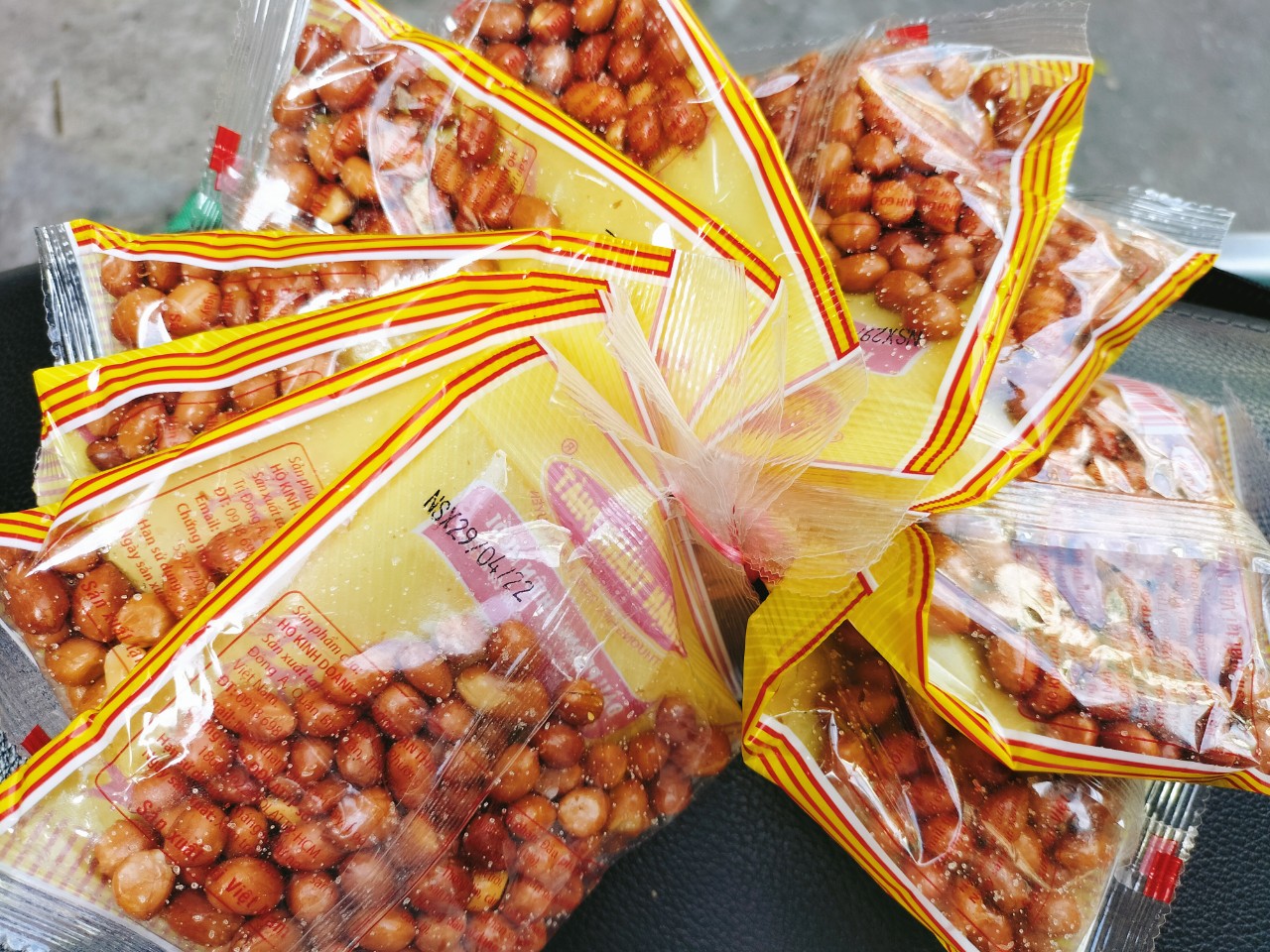 Combo 10 gói/5 gói đậu phộng muối ăn liền
