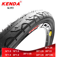 Kenda K193ชุดจักรยานยาง1.25 1.5ขนาด20X1.25 24X1.25 26x 1.25จักรยานภูเขาบีเอ็มเอกซ์เอ็มทีบีจักรยานยาง14X1.5 16X1.5 18X1.5 20X1.5 26X1.5ยาง Ultralight
