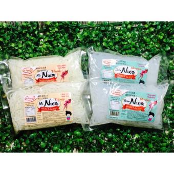 Combo 3 bún nưa 2 mì nưa Vị Nguyên 240g/ gói - Bún nưa ăn kiêng keto - Mì nưa keto lowcarb - Date mới - đồ ăn vặt