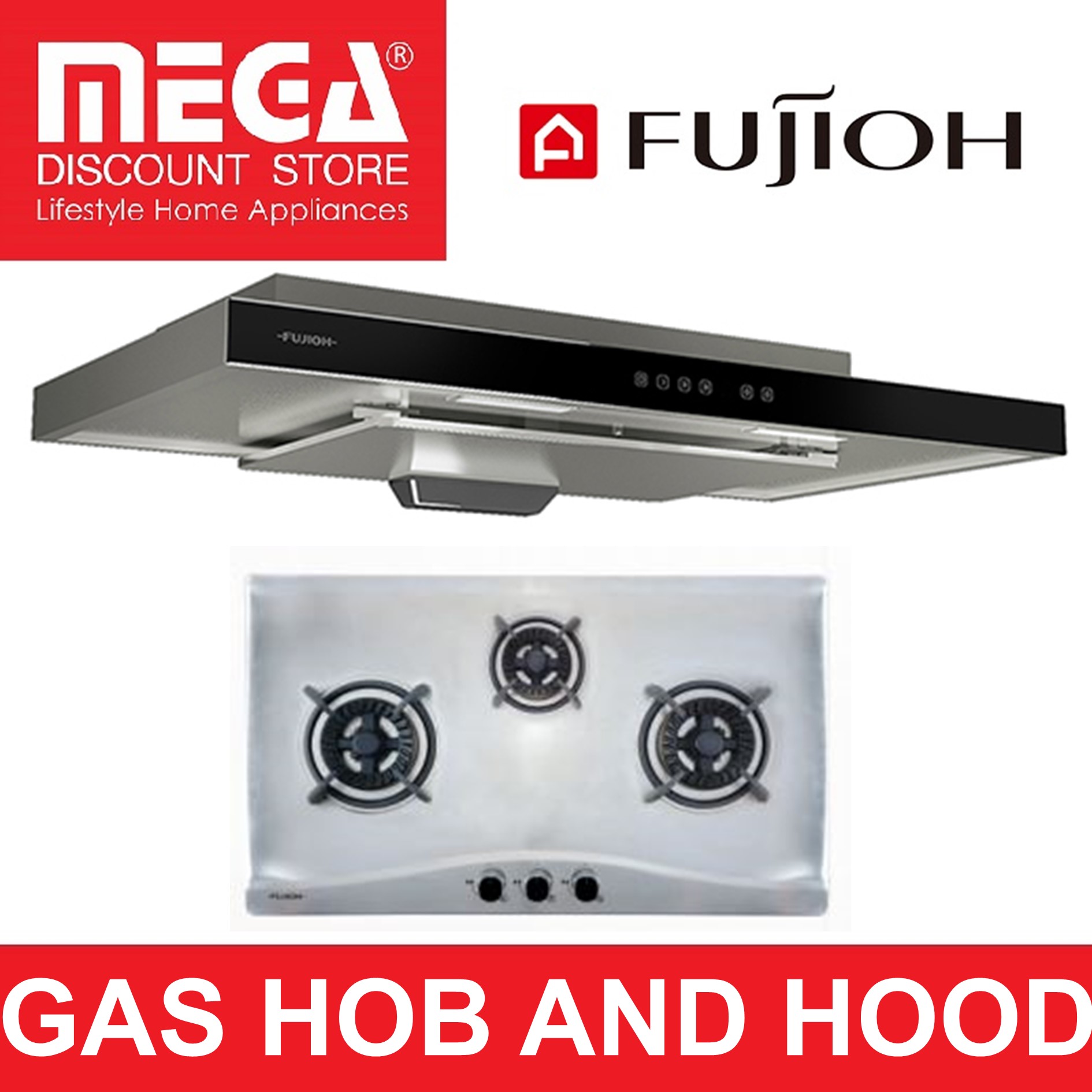 fujioh hob and hood package price