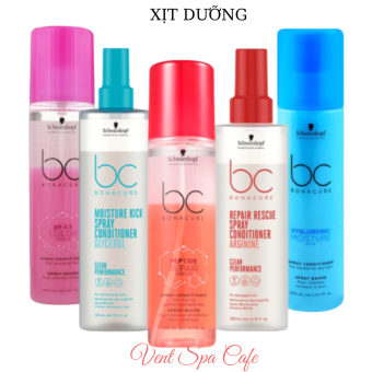Chai dưỡng tóc SCHWARZKOPF (HCM) BC PH 4.5 Repair/Hyaluronic Moisture 200ml - Vent Spa Cafe