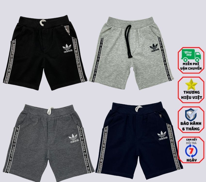 Quần đùi thun cho bé loại 1 chất thun cotton co giản 4 chiều