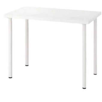 Bàn Làm Việc IKEA màu trắng Decor Phòng Ngủ, Bàn Gaming Ikea Manudecor